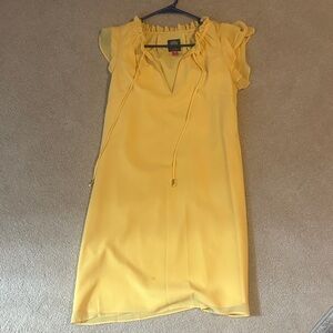 Vince Camuto Sunny Yellow Midi Dress